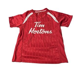 Free with any Purchase - Red TIm Hortons Soccer Jersey